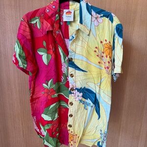 FARM RIO fun mixed print top